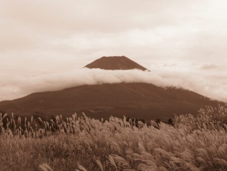 朝霧高原からの富士山🗻