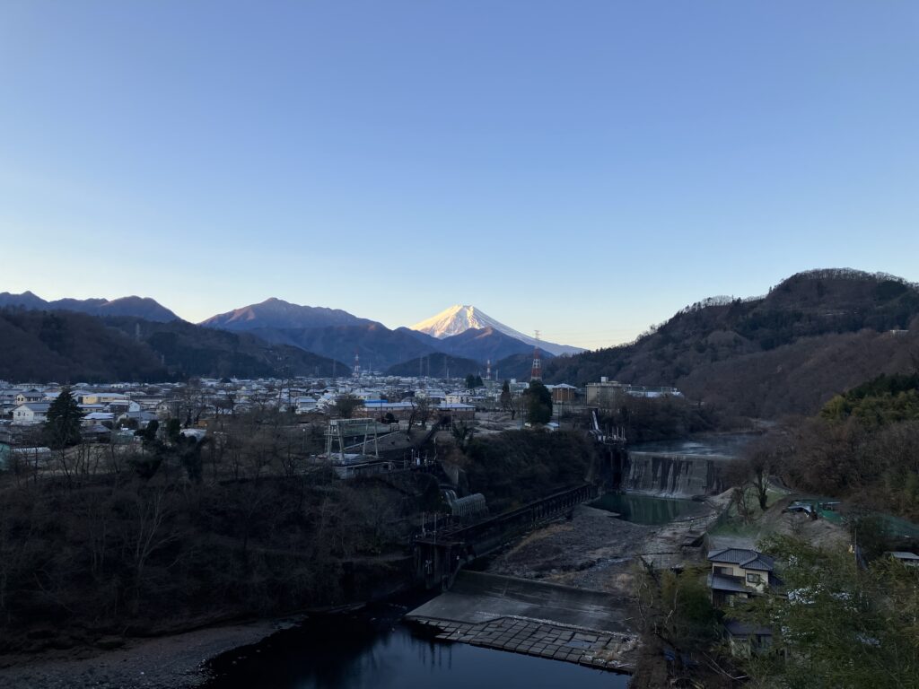 スタートからして綺麗な富士山です👍