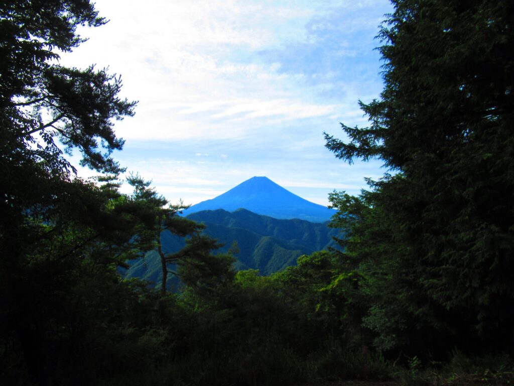 時折見せる富士山😀