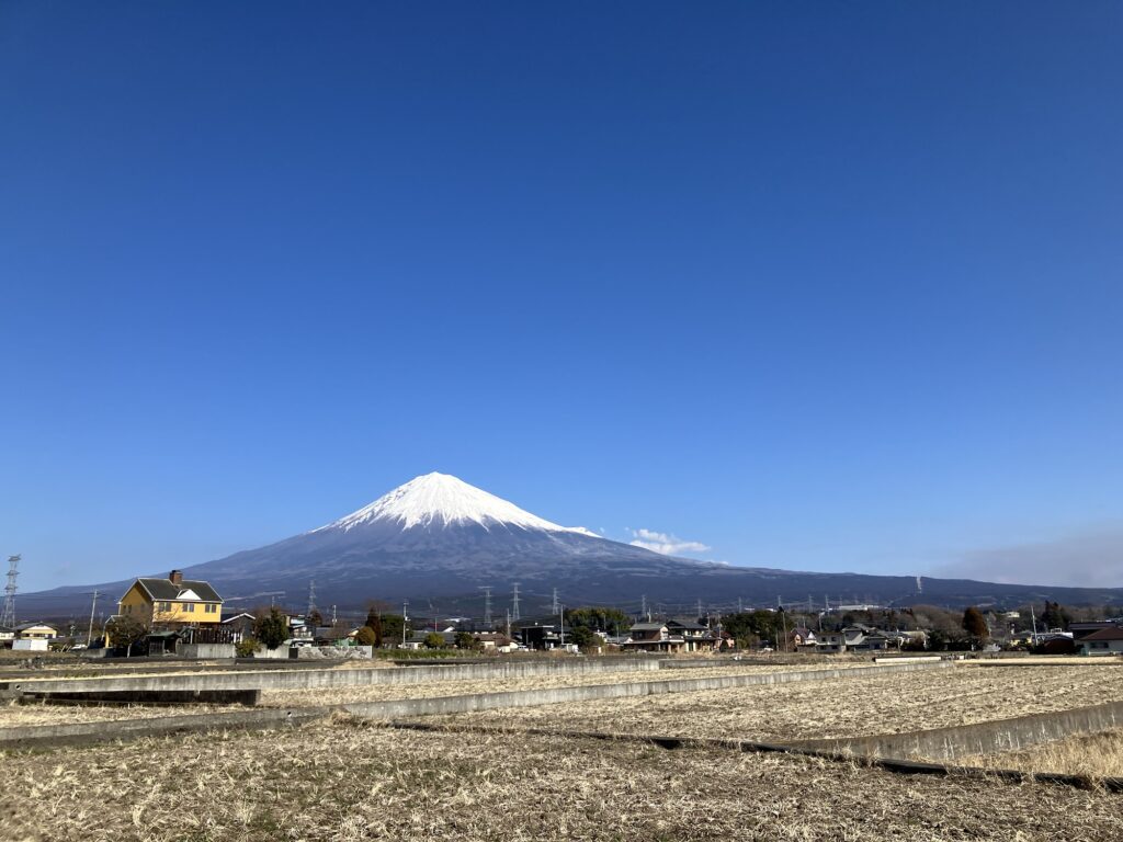 おぉ✨富士山がきれいです‼