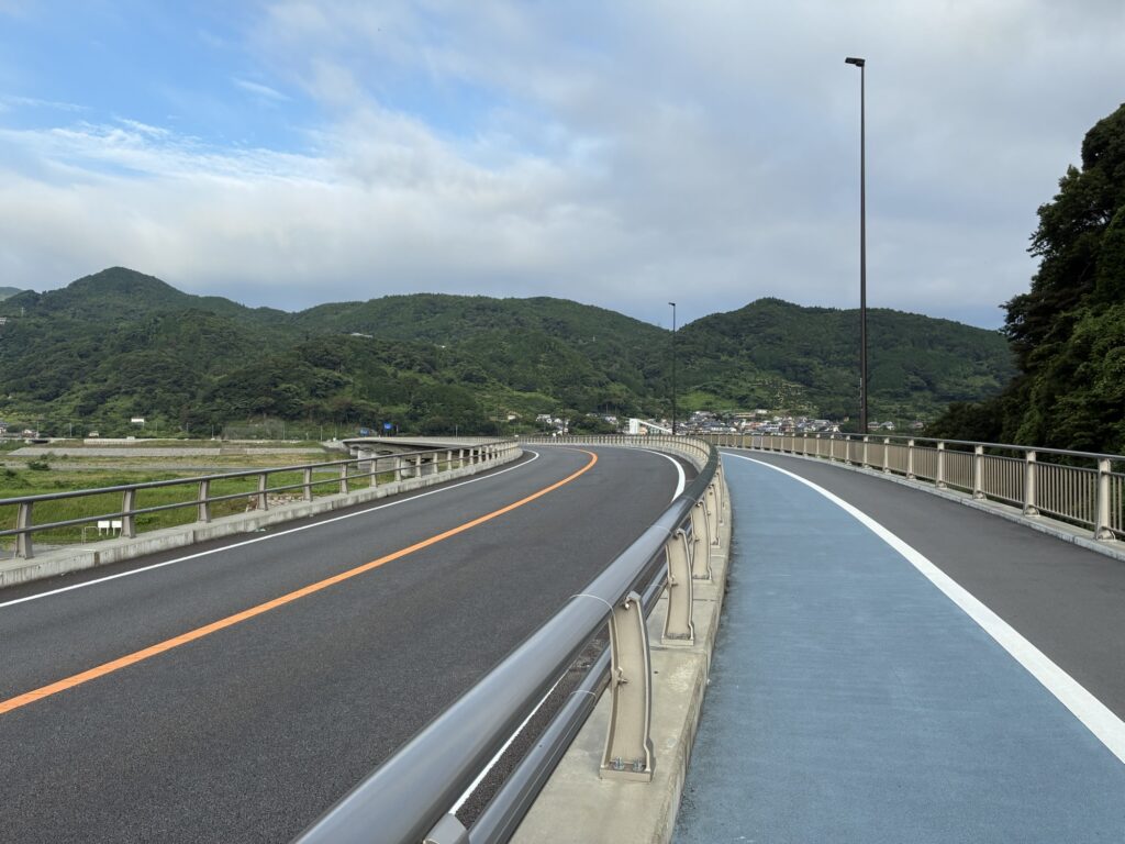 かりがね橋はホント走りやすい👍