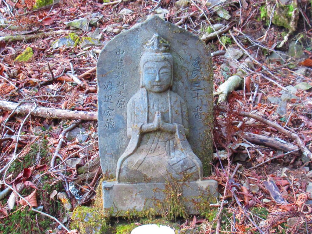 登山道に設置されています