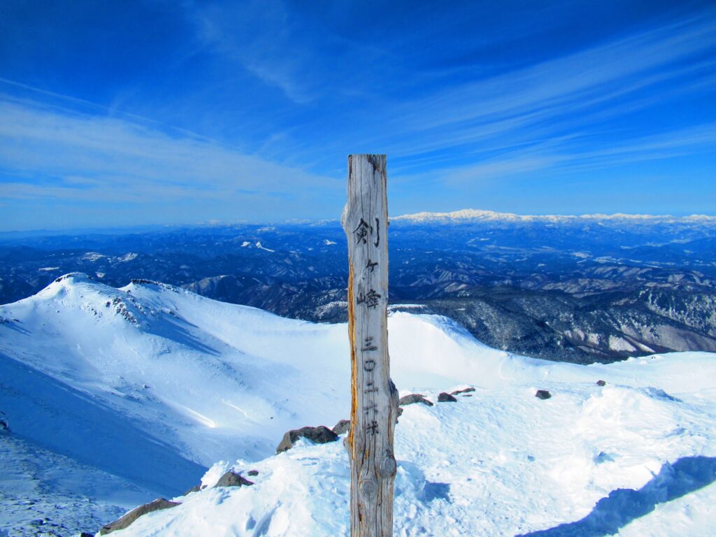 今年初の3000m登頂